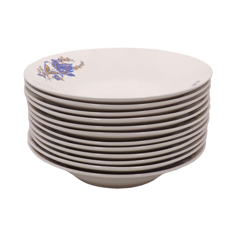 【Promotion】Nice One 12Pcs /Set  8inch Classique  Porcelain Dinner Dish Plates（BYD-PLATE-51 PLATE 8INCH 72PCS)