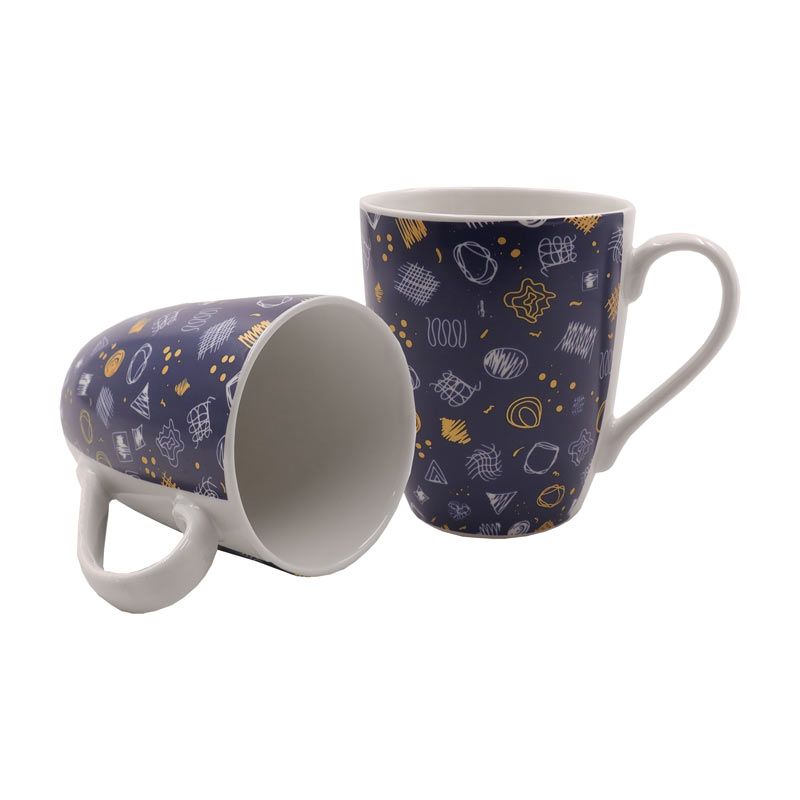 Niceone 6pcs 370ML High Quality Porcelain Tea Milk Coffee  Cups (BYD-CUP-5886 MILK CUP）