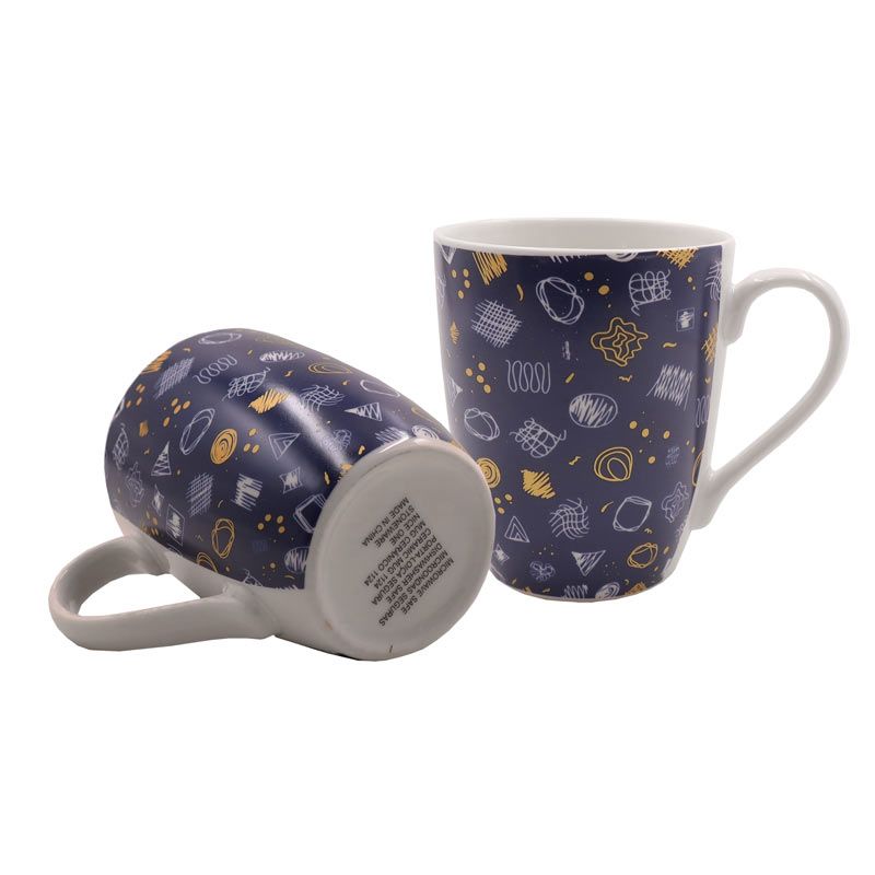 Niceone 6pcs 370ML High Quality Porcelain Tea Milk Coffee  Cups (BYD-CUP-5886 MILK CUP）