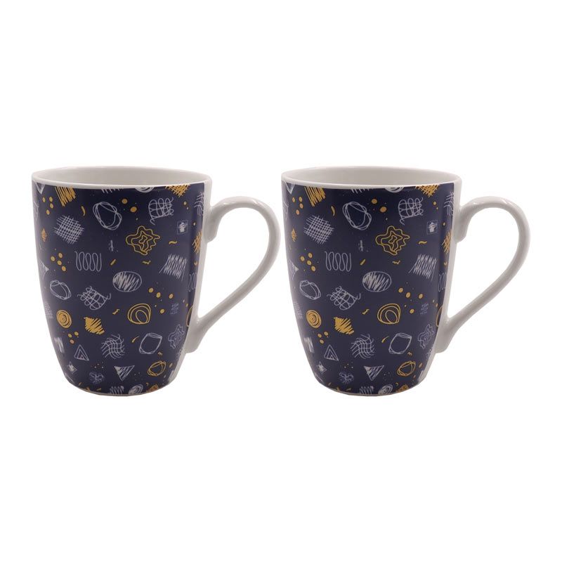 Niceone 6pcs 370ML High Quality Porcelain Tea Milk Coffee  Cups (BYD-CUP-5886 MILK CUP）