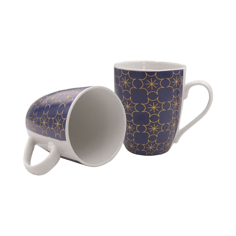 Niceone 6pcs 370ML  High Quality Porcelain Tea Milk Coffee Ceramic Cups (BYD-CUP-5883 MILK CUP)