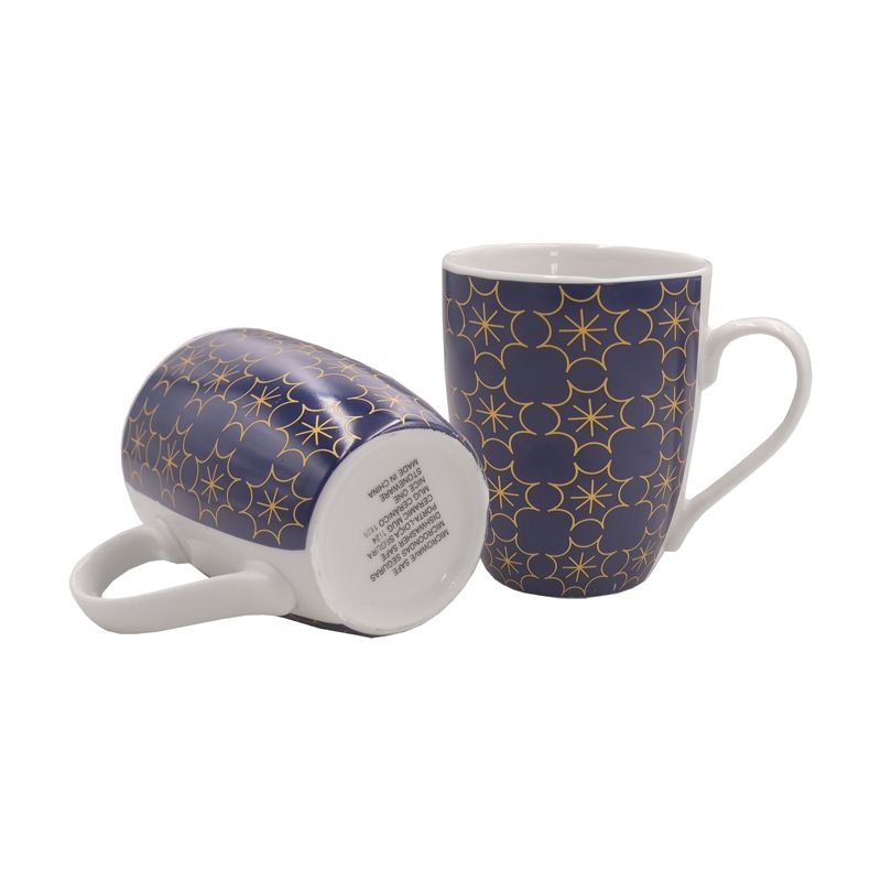 Niceone 6pcs 370ML  High Quality Porcelain Tea Milk Coffee Ceramic Cups (BYD-CUP-5883 MILK CUP)