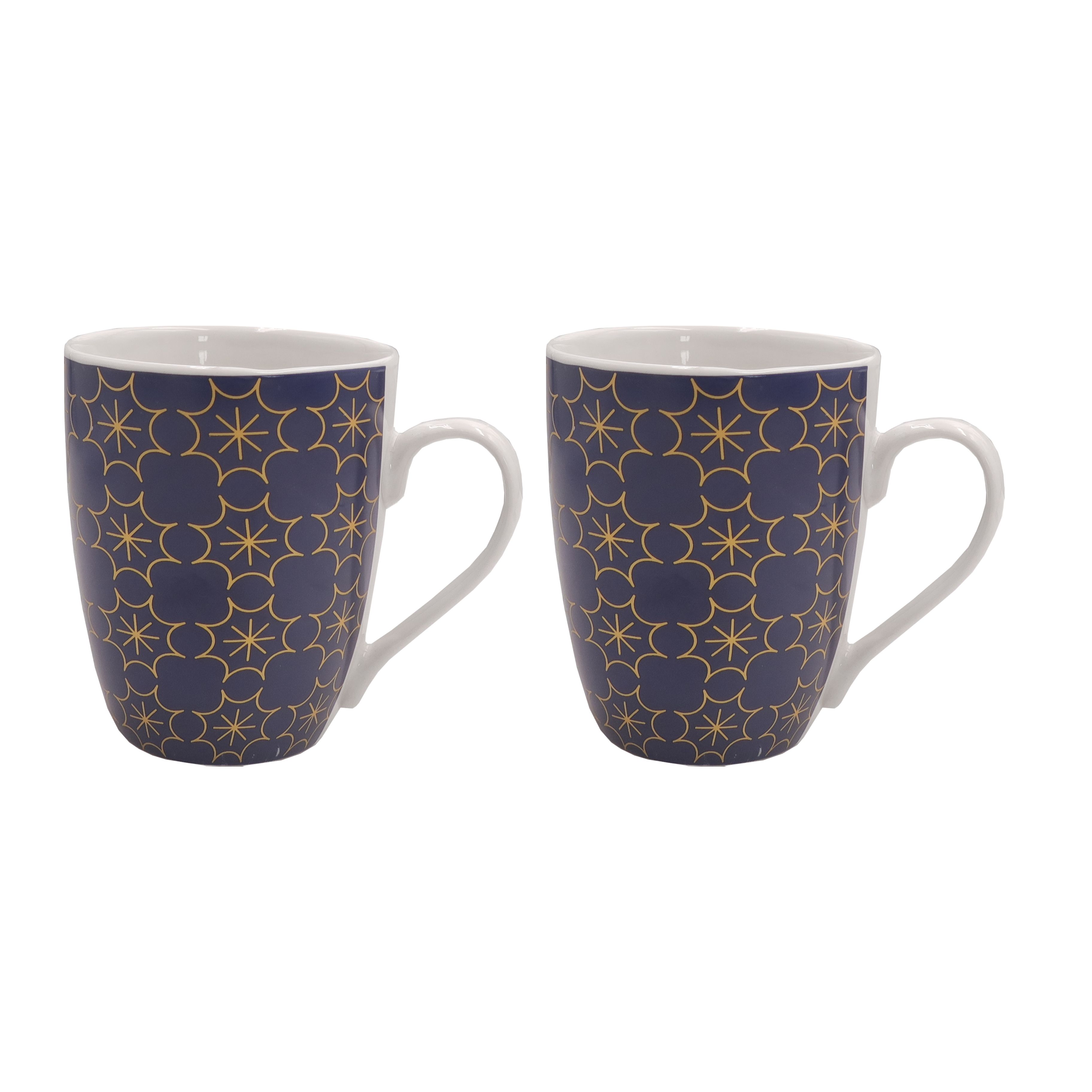 Niceone 6pcs 370ML  High Quality Porcelain Tea Milk Coffee Ceramic Cups (BYD-CUP-5883 MILK CUP)