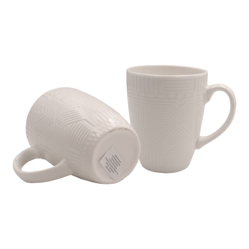 Niceone Set of 6pcs  440ML High Quality  Big Porcelain Tea Milk Coffee Ceramic Cups (BYD-CUP-7021-CS MILK CUP)