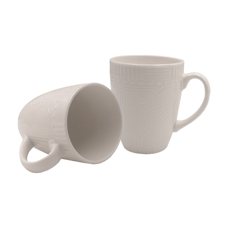 Niceone Set of 6pcs  440ML High Quality  Big Porcelain Tea Milk Coffee Ceramic Cups (BYD-CUP-7021-CS MILK CUP)