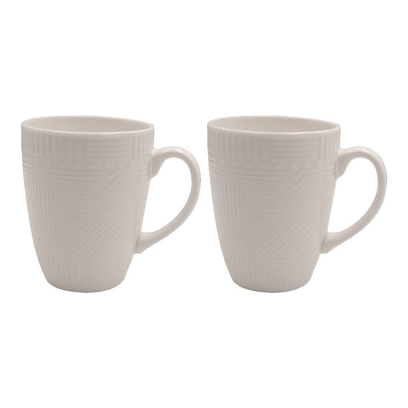 Niceone Set of 6pcs  440ML High Quality  Big Porcelain Tea Milk Coffee Ceramic Cups (BYD-CUP-7021-CS MILK CUP)