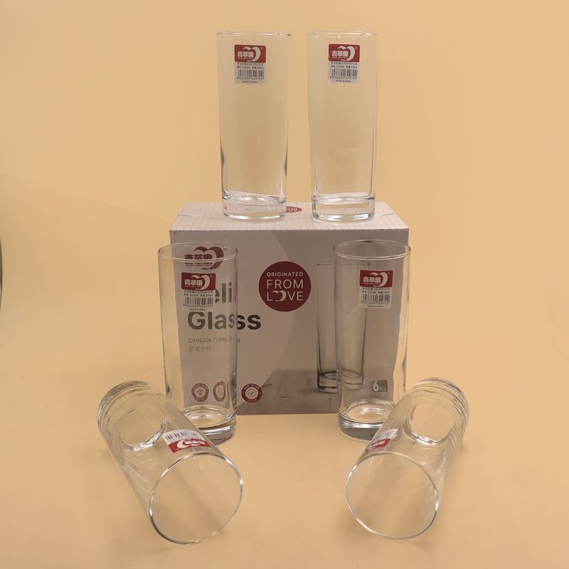 【Promotion】 6pcs/ Set  Niceone  225ML High Quality Glass Glassware Cups(60138 GLASS CUP（XM）)