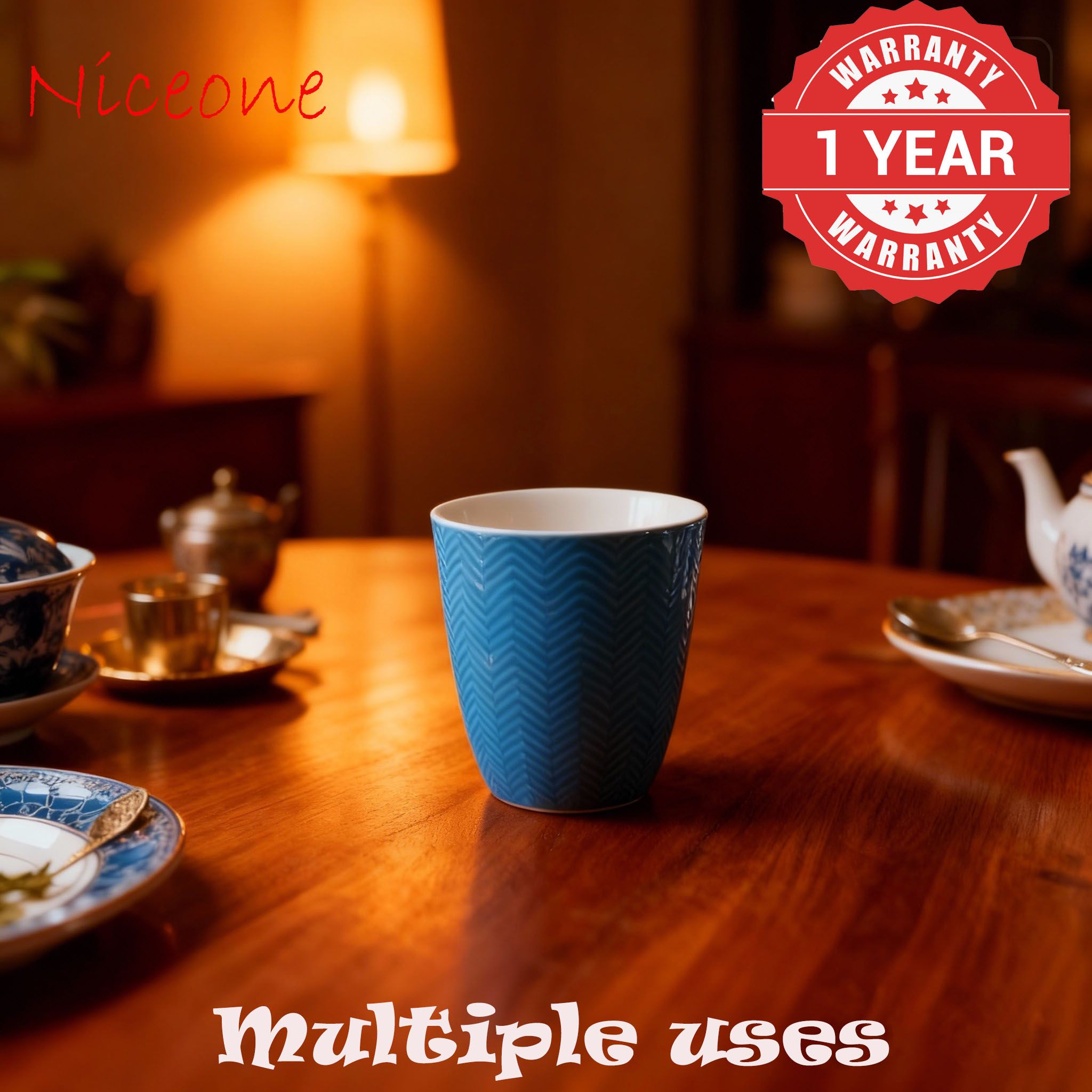 Niceone Set of 6pcs  420ML High Quality Porcelain Tea Milk Coffee Ceramic Cups (BYD-CUP-8017 MILK CUP)