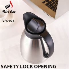 Nice One 2L / 3L Stainless Steel Vacuum Jug Coffee Pot Vacuum Flask Thermos (VFS-024 STAINLESS STEEL VACUUM FLASK )