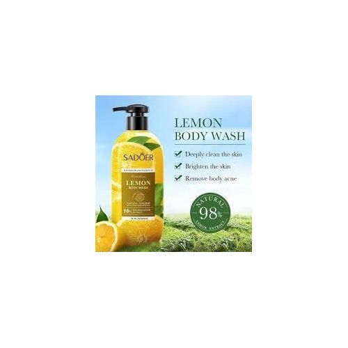 SADOER Lemon Body Wash Whitening Deep Cleansing Shower Gel - 400ml