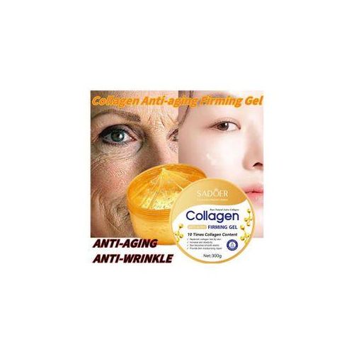 SADOER Collagen Moisturizing Gel Anti Aging Anti Wrinkles Whitening Vitamin C Moisturizer Hydrates Brightens Fines Pores Rejuvenates