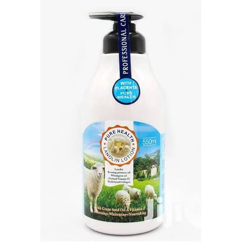 Fruit Of The Wokali Goat Milk Pure Health Lanolin Whitening Lotion -550ml.