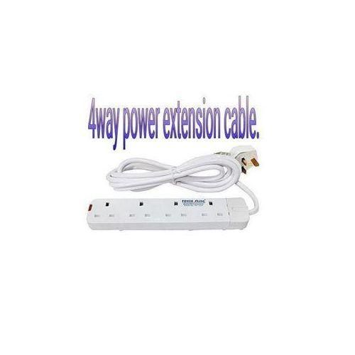 Power King Top Quality 3M 4 Way Power Extension Cable