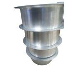 4 Pcs Set Of Stainless Aluminum Sufuria