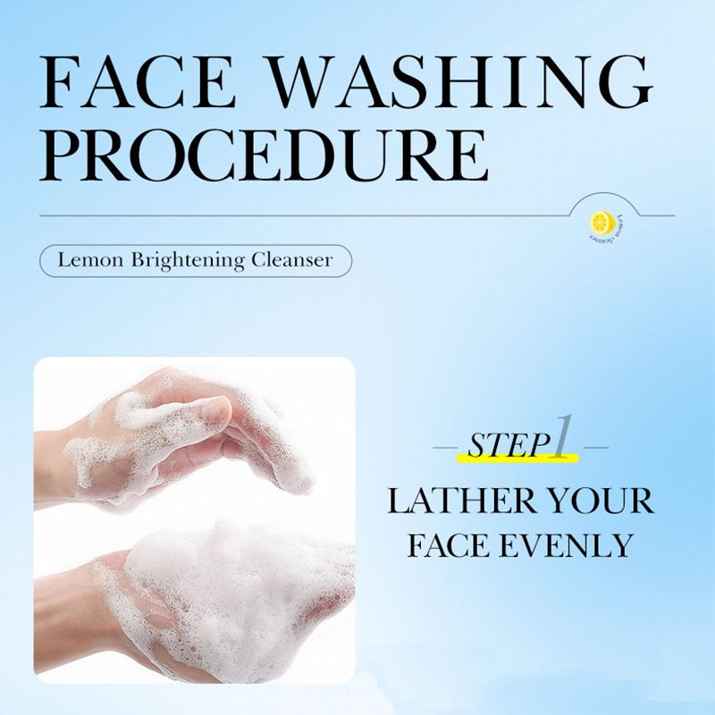 2 PCS Facial Cleansers Foam Face Wash Moisturizing Shrink Pores Deep Cleaning Oil Control Skin Care Face Scrubbers Cleanser Skin Care