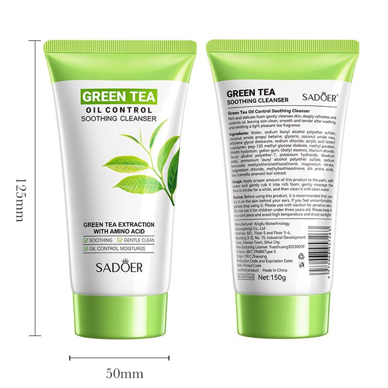 2 PCS Facial Cleansers Foam Face Wash Moisturizing Shrink Pores Deep Cleaning Oil Control Skin Care Face Scrubbers Cleanser Skin Care