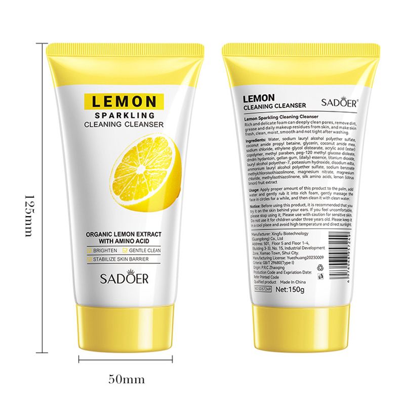 2 PCS Facial Cleansers Foam Face Wash Moisturizing Shrink Pores Deep Cleaning Oil Control Skin Care Face Scrubbers Cleanser Skin Care