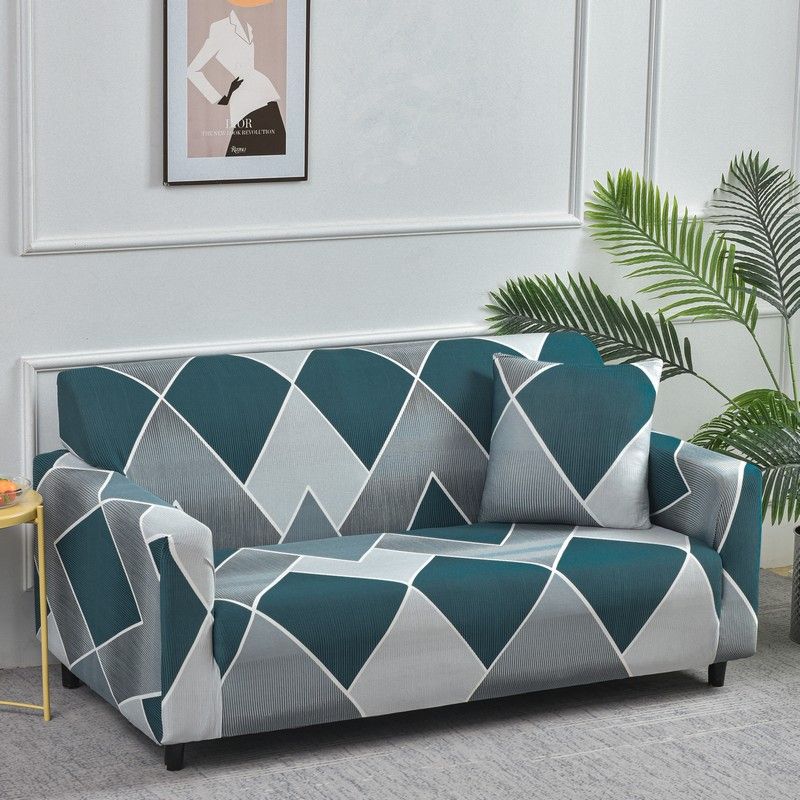 Stretch Plaid Sofa Slipcover Elastic Sofa Covers For Living Room Geometric Sofa Covers Armchair Couch Cover Home Decor