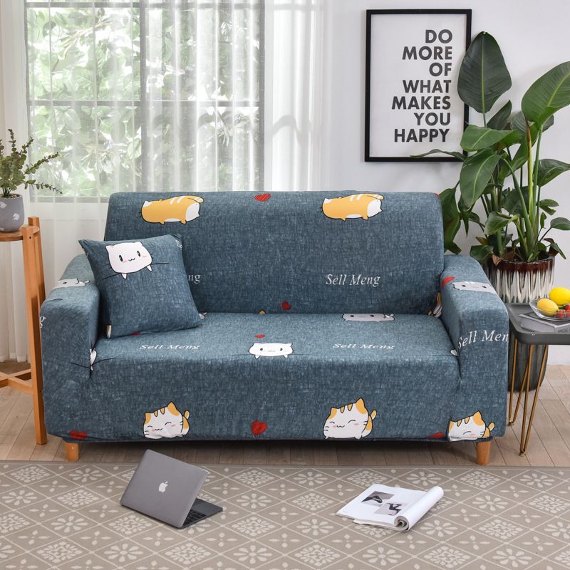 Stretch Plaid Sofa Slipcover Elastic Sofa Covers For Living Room Geometric Sofa Covers Armchair Couch Cover Home Decor
