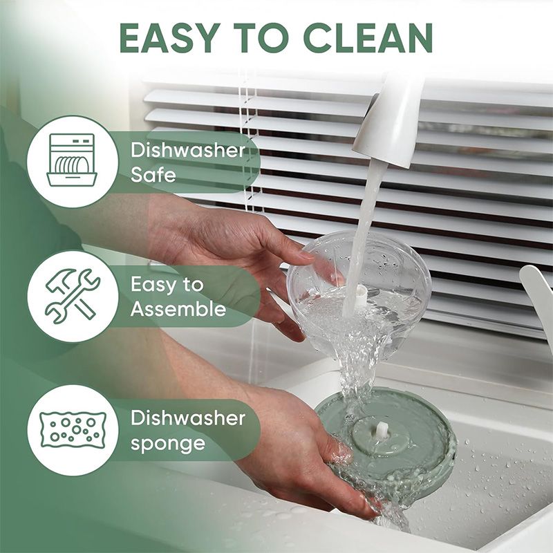 Manual Food Chopper Garlic Chopper with Container  Vegetable Kitchen Cutter Pull String Hand Food Processor Sharp Blades Mincer Shredder for Cutting Onions Chili Ginger Seasoning Kitchen Gadgets