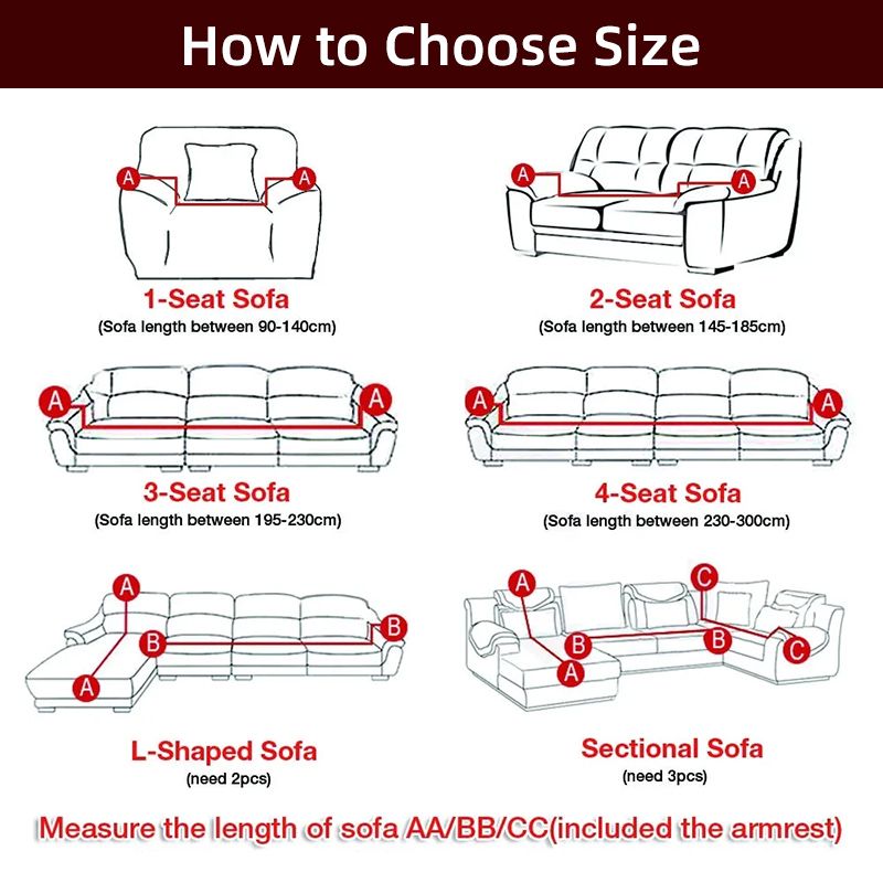 Stretch Plaid Sofa Slipcovers Elastic Sofa Covers For Living Room Bedroom Office Geometric Sofa Covers Armchair Couch Cover Home Decor 1/2/3/Seater