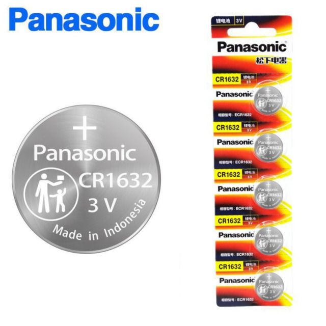 1/2/5pcs Lithium Coin CR1632 Cells Pack Coin Batteries 3V CR 1632 Battery ECR1632 Key Fob Car Remote