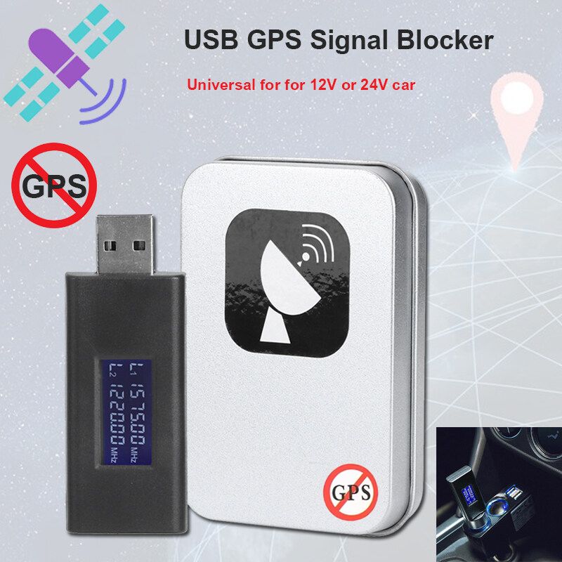 Portable Detector Anti-GPS Frequency Device - Anti Tracking USB GPS Signal Interference Blocker Jammer Portable Car Shield Stalking Privacy Protection L1&L2, Distance 5-10meters, Power by 5V