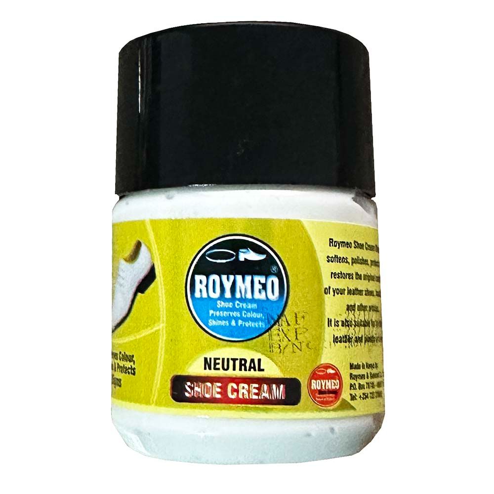 Neutral Shoe Polishing Cream for All Colours - Preserves Colours Shines & Protects - For Natural, Synthetic Leather & Plastic Handbags and other Articles Boots Conditioner