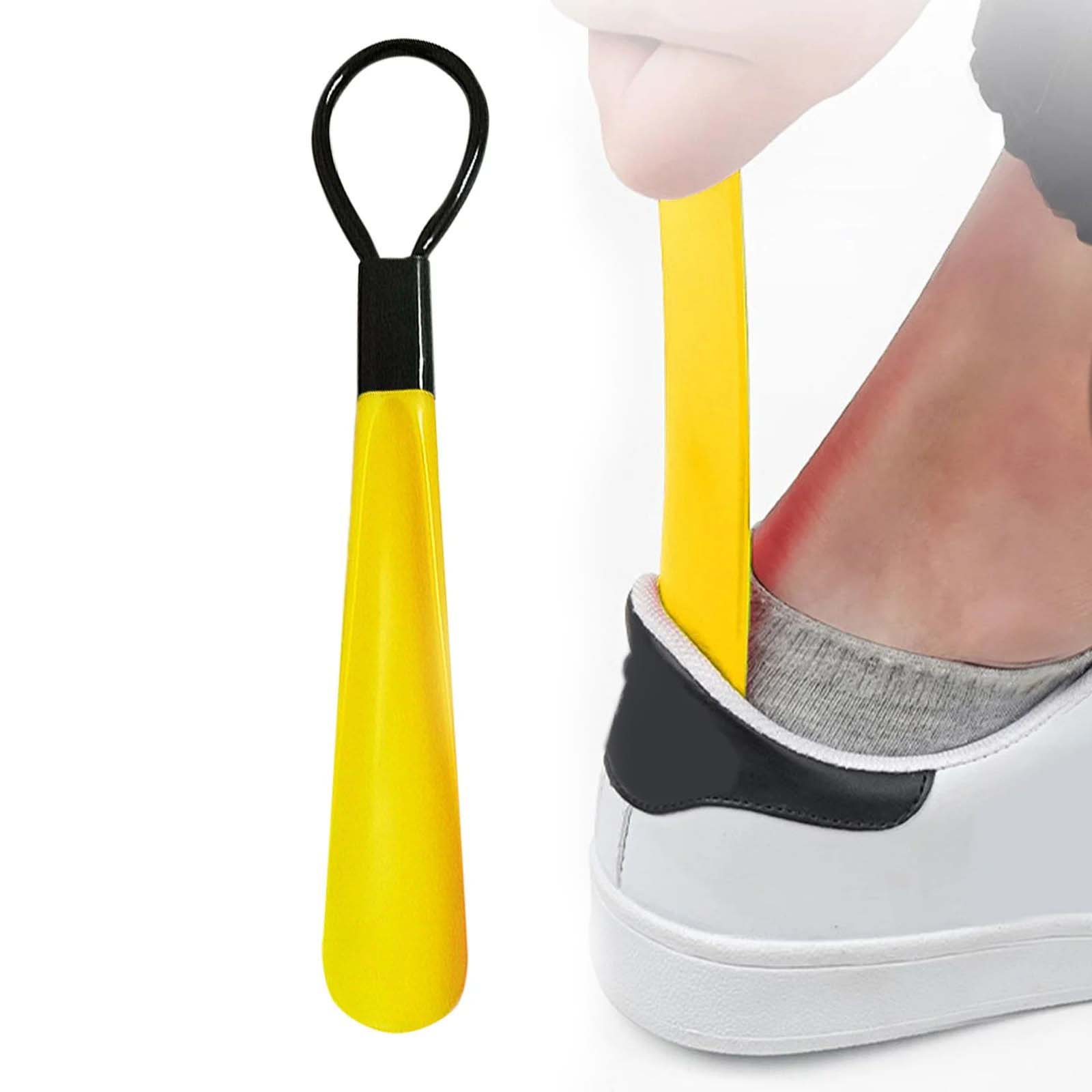 Shoehorn Hook Lazy Shoe Helper Horn Fits All Shoes Thread Tube Small Pull Belt Leather Sneaker Official Casual Wearer Boot Jack