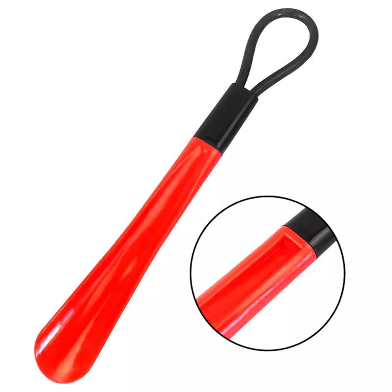 Shoe Horn Long Handled 28cm - Plastic Shoehorn with Hanging Hole Portable Comfortable Grip Flexible Lazy Shoe Helper Portable for Boots, Women, Men, Seniors, Kids