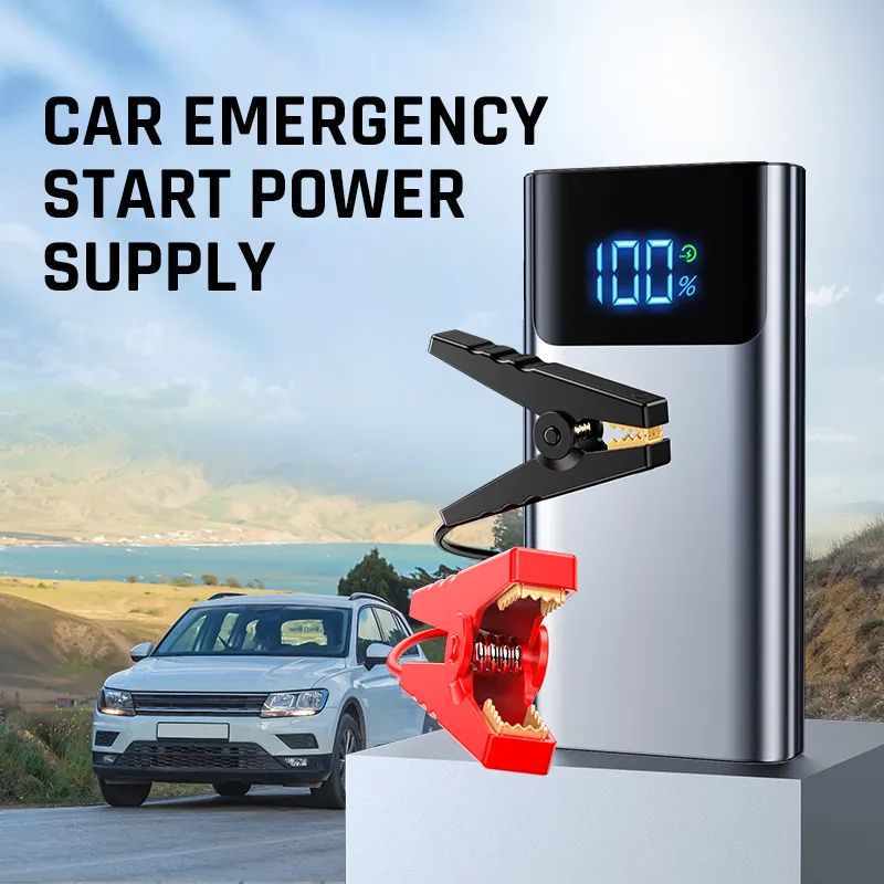 Buwei Portable 6000mah Emergency Car Battery Booster Power Bank Multi-function 600A Jump Starter + Lighting + Mobile Charger Multifunctional USB-C 4-5 Hours