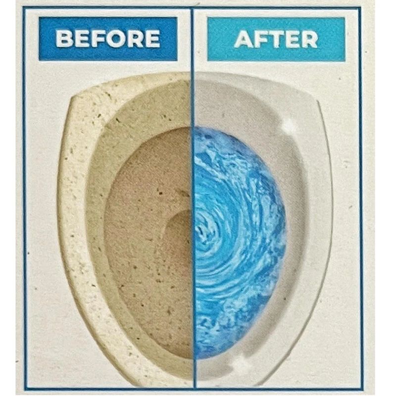 Toilet Cistern Tablet Automatic Bowl Cleaner - Lemon - 1pc - Removing Bacteria & Odor - Long Lasting Formula