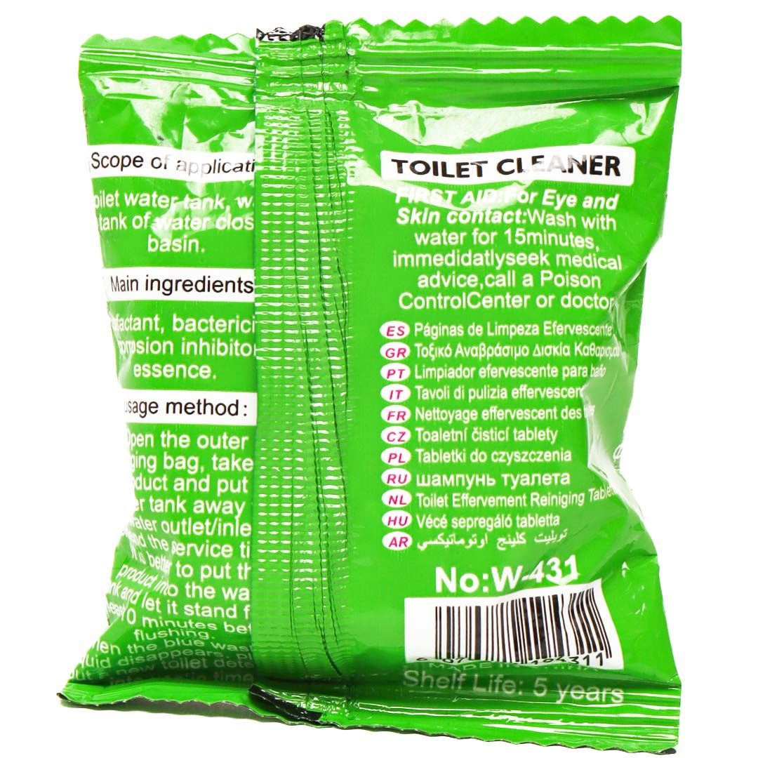 Toilet Cistern Tablet Automatic Bowl Cleaner - Lemon - 1pc - Removing Bacteria & Odor - Long Lasting Formula