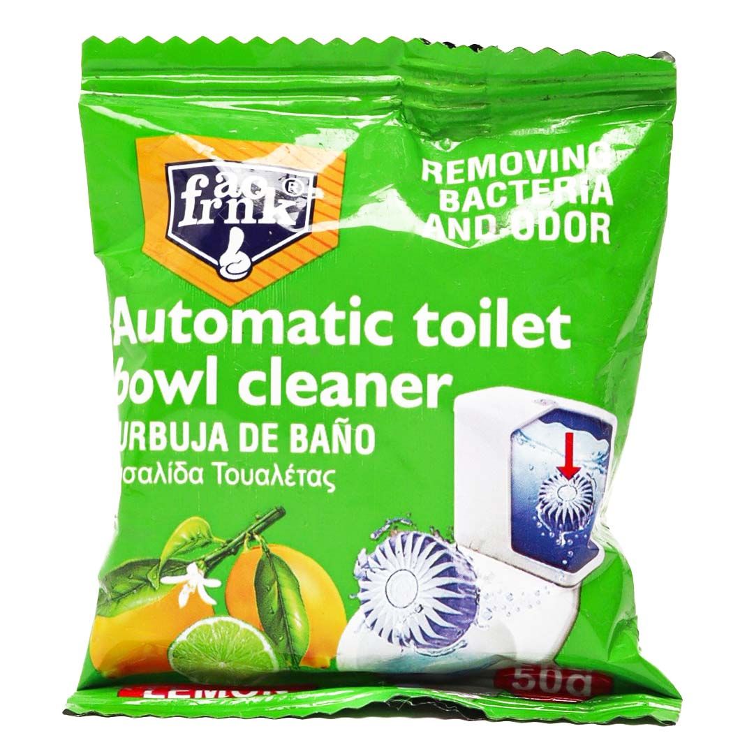 Toilet Cistern Tablet Automatic Bowl Cleaner - Lemon - 1pc - Removing Bacteria & Odor - Long Lasting Formula