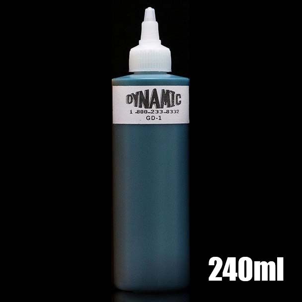 Dynamic Permanent Tattoo Ink 240ml/Bottle Colour Pigments Body Professional Tattooist Beauty Art Accessories Long Lasting Red, Blue, Black, Brown,Green, Pink, White, Yellow