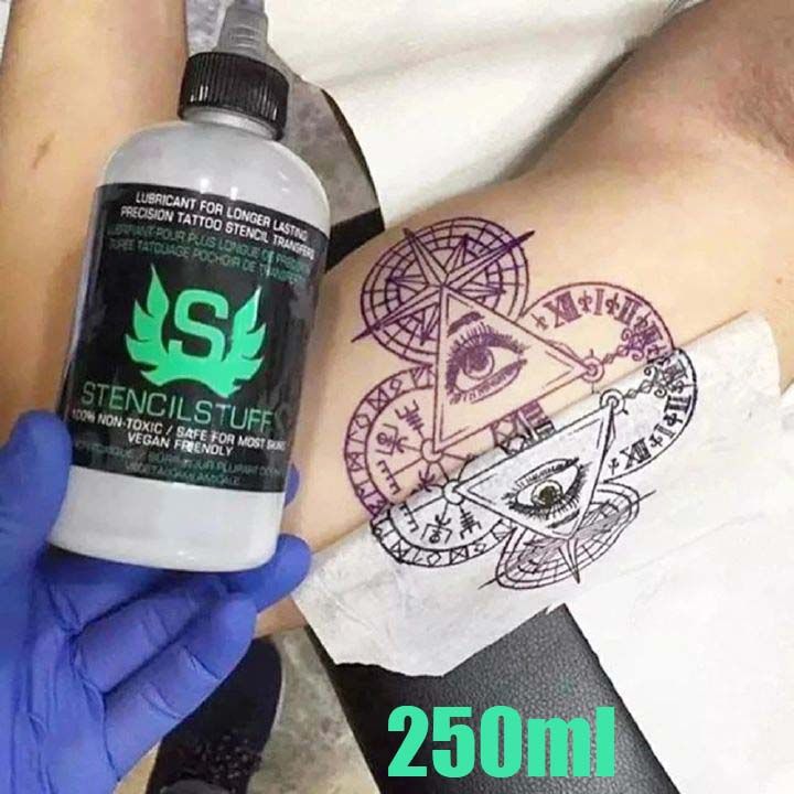 Stencil Stuff Professional Tattoo Thermal Transfer Solution Bottle Application High Quality American Template Paint Ink Cream Lotion Safe for Most Skins