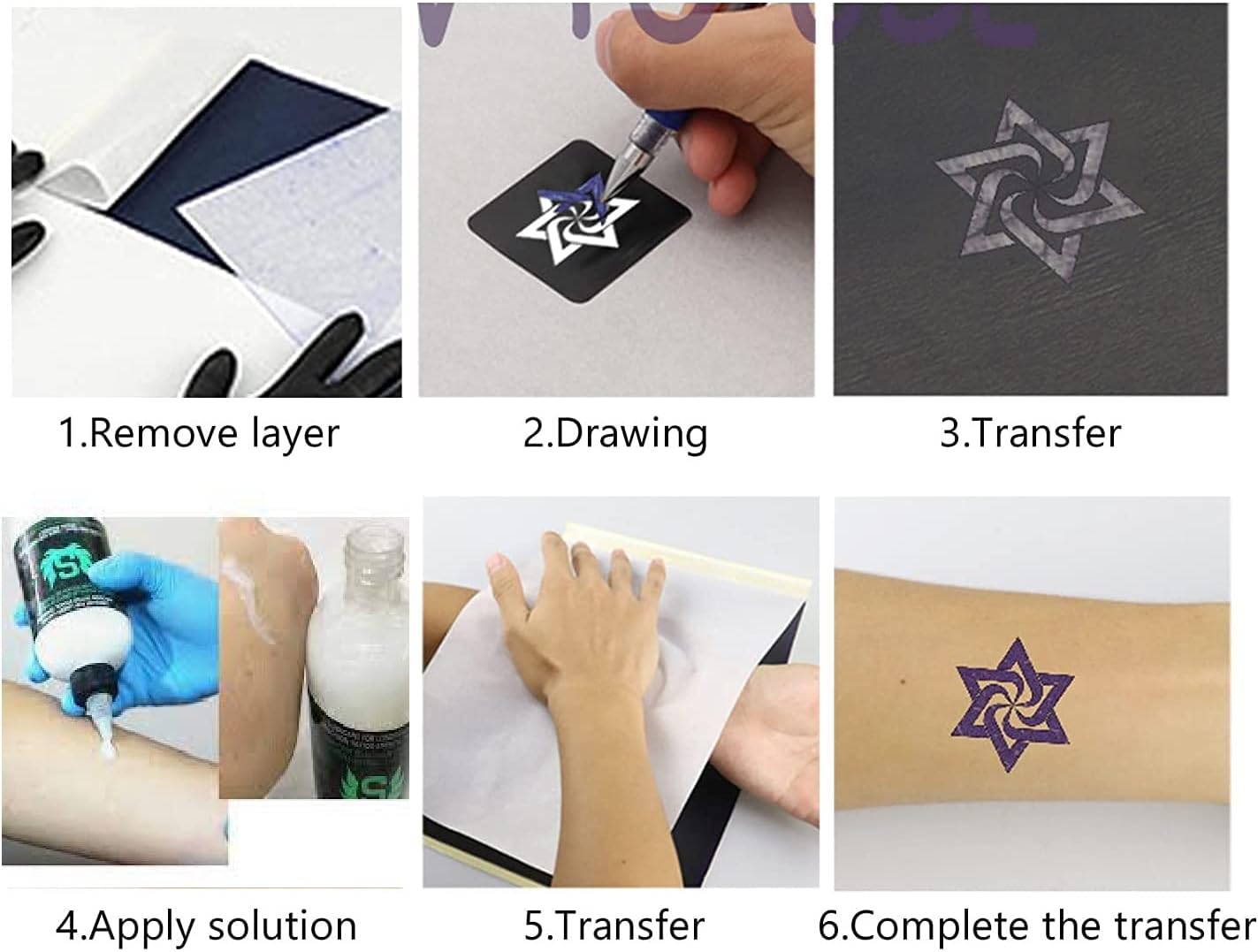 Stencil Stuff Professional Tattoo Thermal Transfer Solution Bottle Application High Quality American Template Paint Ink Cream Lotion Safe for Most Skins