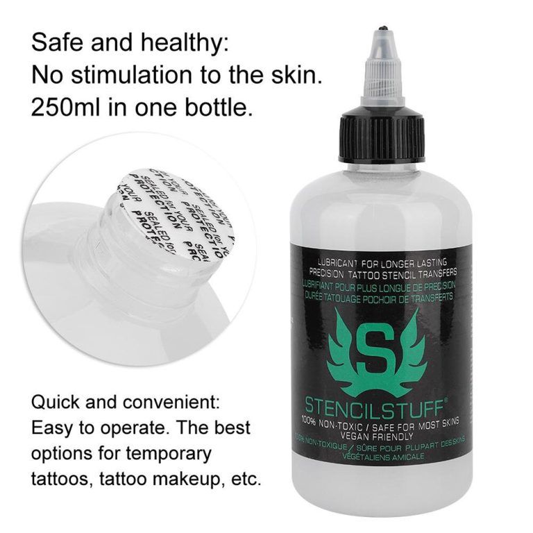 Stencil Stuff Professional Tattoo Thermal Transfer Solution Bottle Application High Quality American Template Paint Ink Cream Lotion Safe for Most Skins