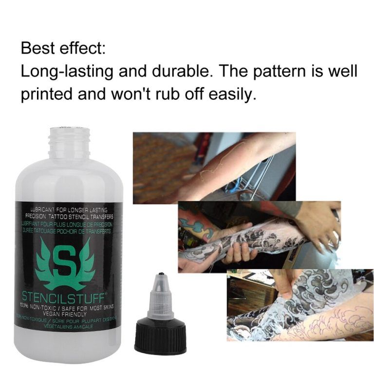 Stencil Stuff Professional Tattoo Thermal Transfer Solution Bottle Application High Quality American Template Paint Ink Cream Lotion Safe for Most Skins