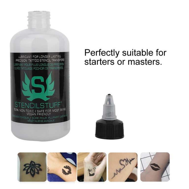 Stencil Stuff Professional Tattoo Thermal Transfer Solution Bottle Application High Quality American Template Paint Ink Cream Lotion Safe for Most Skins