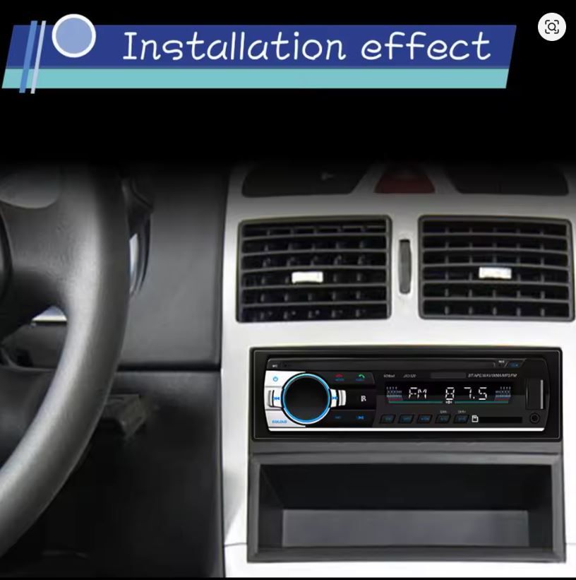 JSD 520 Long Type Car MP3 Bluetooth U Disk Reading CD/DVD Radio for Vehicles AUX