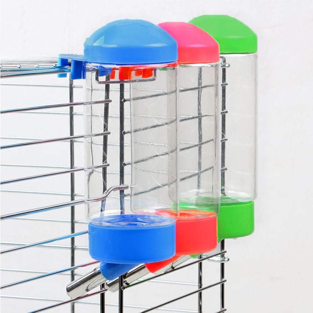 400ml Automatic Water Drinking Pet Bottle Hanging Dispenser for Hamsters Dog Puppy Cat Small Animals Leak Made of Safe Plastic Guinea Pigs Squirrels Rabbit