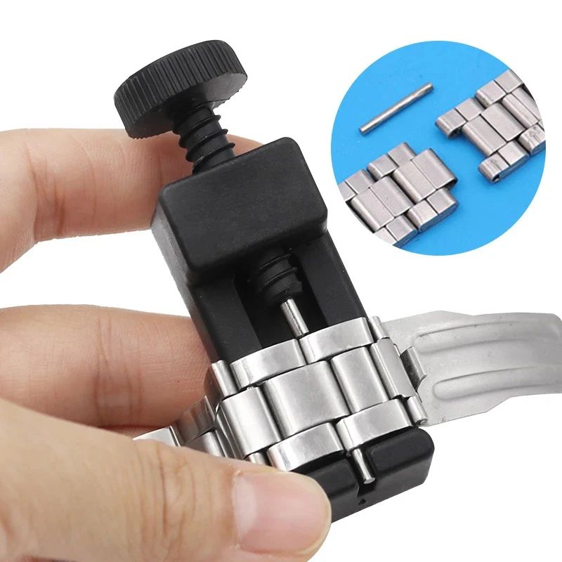 Watch Band Link Removal Adjust Strap Bracelet Chain Pin Remover Slit Adjuster Repair Tool Kit For Men Women Wristwatch Adjustment Latch Tool Kit