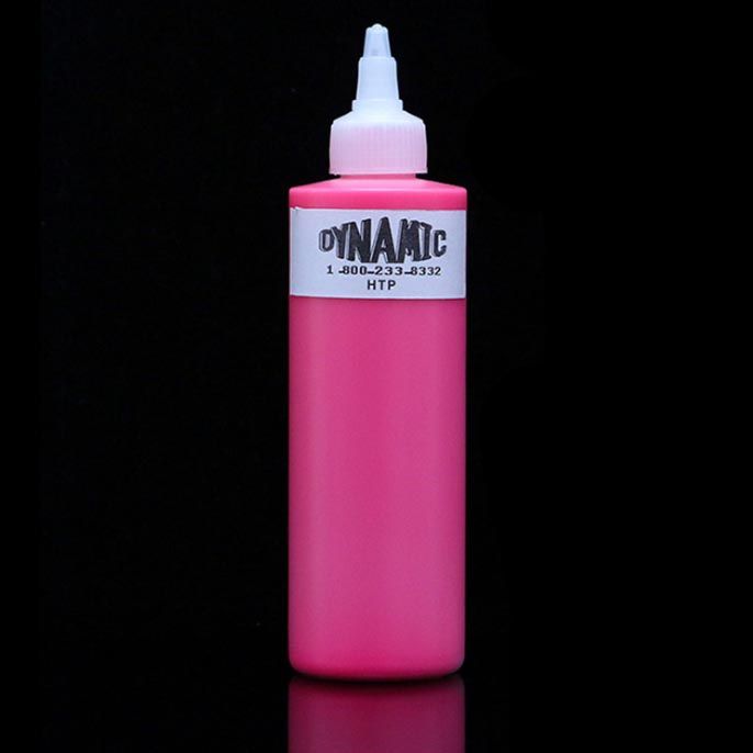 Hot Pink Permanent Tattoo Ink 240ml/Bottle Colour Pigments Body Professional Tattooist Beauty Art Accessories (HTP)