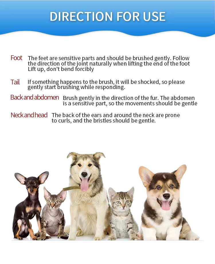 3 in 1 Cat Dog Hair Cutter Grooming Blade Pet Razor Comb + Extra Blades Fur Shaper Cutting Thinning Manual Dual-end Hair Trimmer Styler Cleaning Dead Hairs