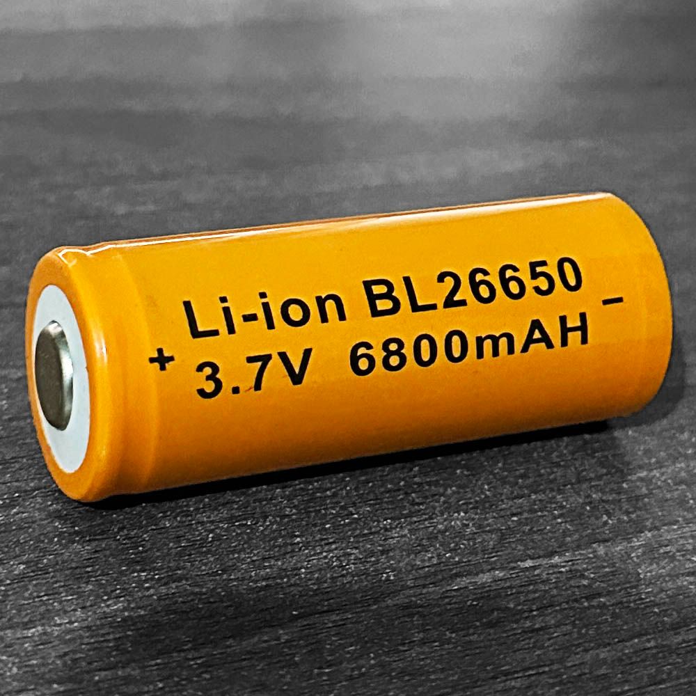 BL26650 3.7V Rechargeable Battery Li-ion 6800mAH Lithium Replacement