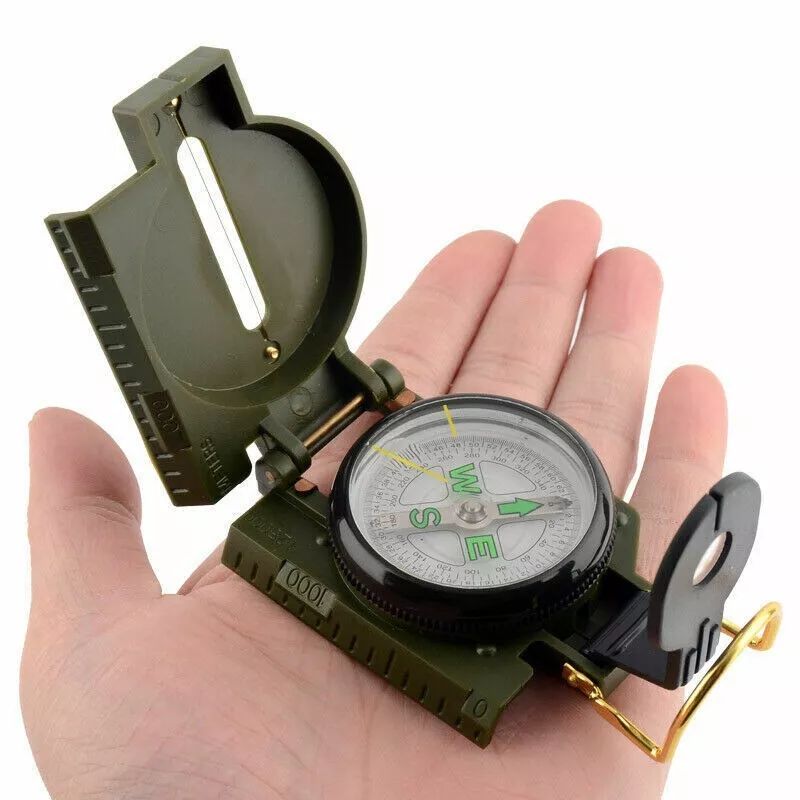 Best price for Lensatic Military Compass Portable Army Green Sighting ...