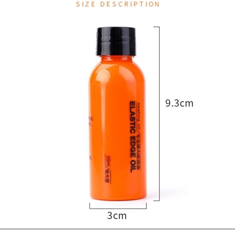 Orange Leather Elastic Edge Sealing Oil 30ml DIY Paint Handmade Repair Bag Belt Handle Repair Smear Smooth Bag Handle Repair