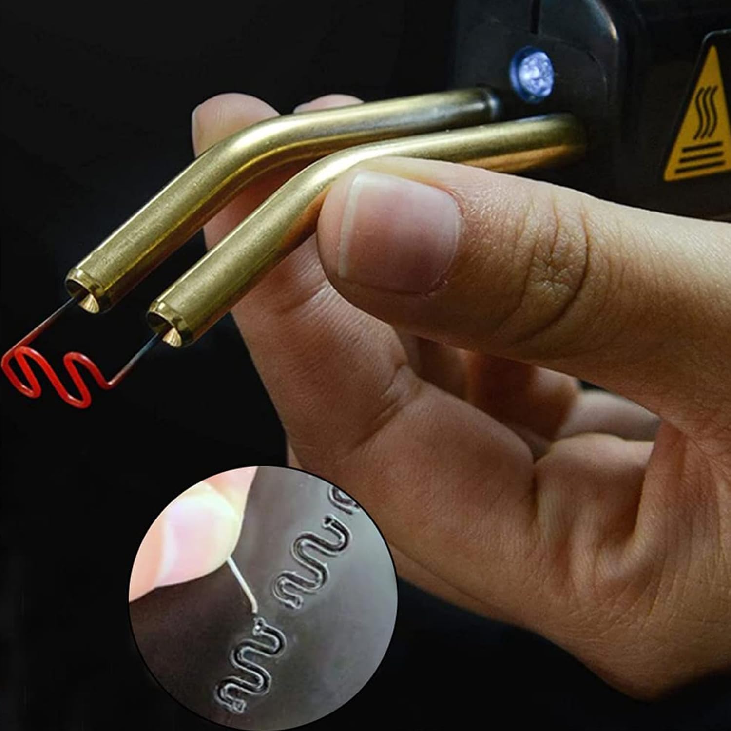 50pcs Car Bumpers Welding Rods S-Type Hot Staples Repair Machine Dashboards Lamp Holders Plastic Stainless Steel Pins Stapler(Stapler/Gun NOT Included) ABS PVC Nylon Holders Wave Rings Painting Body W