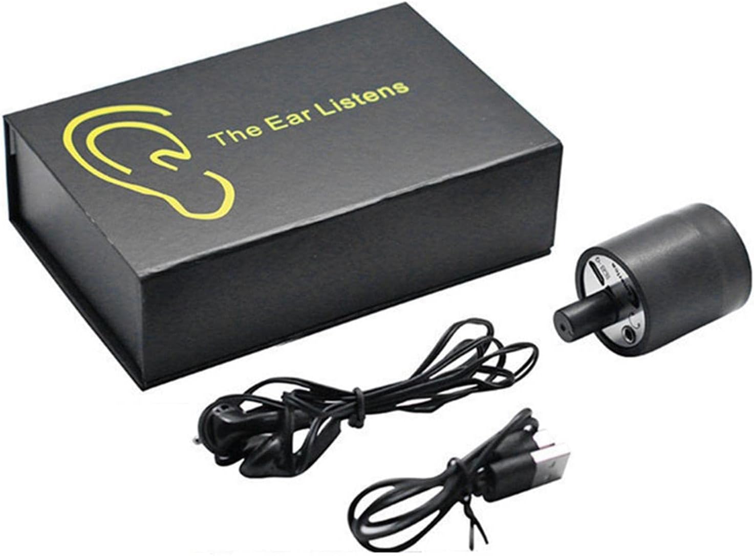 Listen Through Wall Microphone Audio Ear Listening Sound Water Oil Leakage Hearing Portable Detector High Strength Voice Bug Eavesdropping Spy Device Sound Amplifier